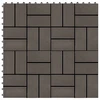 Terasinė Plytelė 22 pcs Tamsiai rudas 30 x 30 cm MPK