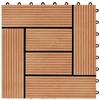 Terasinė Plytelė 22 pcs Tikmedis 30 x 30 cm MPK