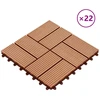 Terasinė Plytelė 22 pcs Tikmedis 30 x 30 cm MPK