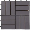 Terasinė Plytelė 30 pcs Pilka 30 x 30 cm