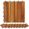 Terasinė Plytelė 30 pcs Ruda 30 x 30 cm Akacijos kietasis medis