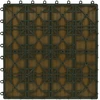 Terasinė Plytelė 3D dizainas 11 vnt. Tikmedis 30 x 30 cm WPC