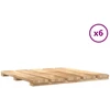 Terasinė Plytelė 6 vnt. Ruda 50 x 50 cm Ruda impregnuota pušis