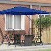 Roma Parasol Mėlyna 286 x 284 x 265 cm Aliuminis ir poliesteris