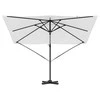 Roma Parasol Smėlio 286 x 284 x 265 cm Aliuminis ir poliesteris