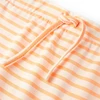 Tiesus vaikiškas sijonas su dryžiais, oranžinis, 140 dydžio