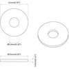 tinkamas plokščiai tarpinei 36000 pcs Juoda ∅15 x 3 mm