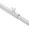Tentų laikiklis priekaboms 3 Sidabrinė 136-218 cm Aliuminis
