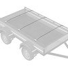 Tentų laikiklis priekaboms 3 pcs Sidabro 100-145 cm Aliuminis