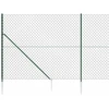 Tinklinė tvora su smaigais, žalios spalvos, 1,4x25m