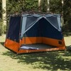 Vidinė palapinė Pilka ir oranžinė 291 x 291 x 240 cm tafta