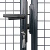 Tinkliniai sodo vartai, cinkuotas plienas, 400x175cm, pilki