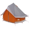 Tipi palapinė 4 asmeniui Pilka ir oranžinė