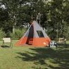 Tipi palapinė 6 asmeniui Pilka ir oranžinė tafta
