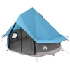 Tipi palapinė Mėlyna 250 x 250 cm Poliesteris ir plienas