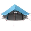 Tipi palapinė Mėlyna 700 x 700 x 395 cm Poliesteris ir plienas