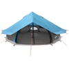 Tipi palapinė Mėlyna 800 x 800 x 430 cm Poliesteris ir plienas
