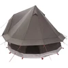 Tipi palapinė Ruda Pilka 250 x 250 cm Poliesteris ir plienas