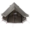 Tipi palapinė Ruda Pilka 250 x 250 cm Poliesteris ir plienas