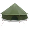 Tipi palapinė su stogu Alyvuogių žalia 400 x 400 x 250 cm