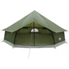 Tipi palapinė su stogu Alyvuogių žalia 600 x 600 x 350 cm