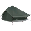 Tipi palapinė su stogu Armijos Žalia 800 x 800 x 430 cm