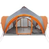 Tipi palapinė su stogu Pilka ir oranžinė 6 asmenims