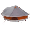 Tipi palapinė su stogu Pilka ir oranžinė 700 x 700 x 395 cm