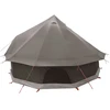 Tipi palapinė su stogu Ruda Pilka 300 x 300 x 200 cm