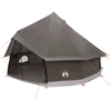 Tipi palapinė su stogu Ruda Pilka 300 x 300 x 200 cm