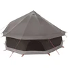 Tipi palapinė su stogu Ruda Pilka 400 x 400 x 250 cm