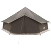 Tipi palapinė su stogu Ruda Pilka 600 x 600 x 350 cm