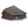 Tipi palapinė su stogu Ruda Pilka 600 x 600 x 350 cm
