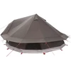 Tipi palapinė su stogu Ruda Pilka 800 x 800 x 430 cm
