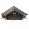 Tipi palapinė su stogu Ruda Pilka 800 x 800 x 430 cm