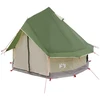 Tipi palapinė Žalia 250 x 250 cm Poliesteris ir plienas