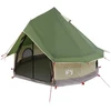 Tipi palapinė Žalia 250 x 250 cm Poliesteris ir plienas