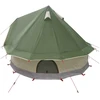 Tipi palapinė Žalia 250 x 250 cm Poliesteris ir plienas