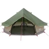 Tipi palapinė Žalia 700 x 700 x 395 cm Poliesteris ir plienas