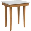vidaxl Toledo stalo kėdė FAUSKE Balta 40 x 33 x 45 cm