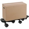 Transportavimo platformos su 4 ratukais, 2vnt., juodos, PP