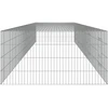 Triušių narvas, 5 segmentai, 541x109x54cm, galvanizuota geležis