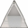 Triušių narvas, pilkas, 201,5x80,5x71cm, galvanizuotas plienas