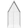 Triušių narvas Sidabro 200 x 100 x 210 cm Cinkuota plienas