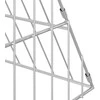 Triušių narvas Sidabro 110 x 100 x 85 cm Cinkuota plienas