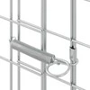 Triušių narvas Sidabro 300 x 100 x 210 cm Cinkuota plienas