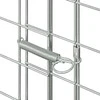 Triušių narvas Sidabro 100 x 100 x 210 cm Cinkuota plienas