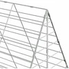 Triušių narvas Sidabro 100 x 100 x 210 cm Cinkuota plienas