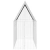 Triušių narvas Sidabro 400 x 100 x 210 cm Cinkuota plienas