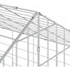 Triušių narvas Sidabro 200 x 78 x 78 cm Cinkuota plienas